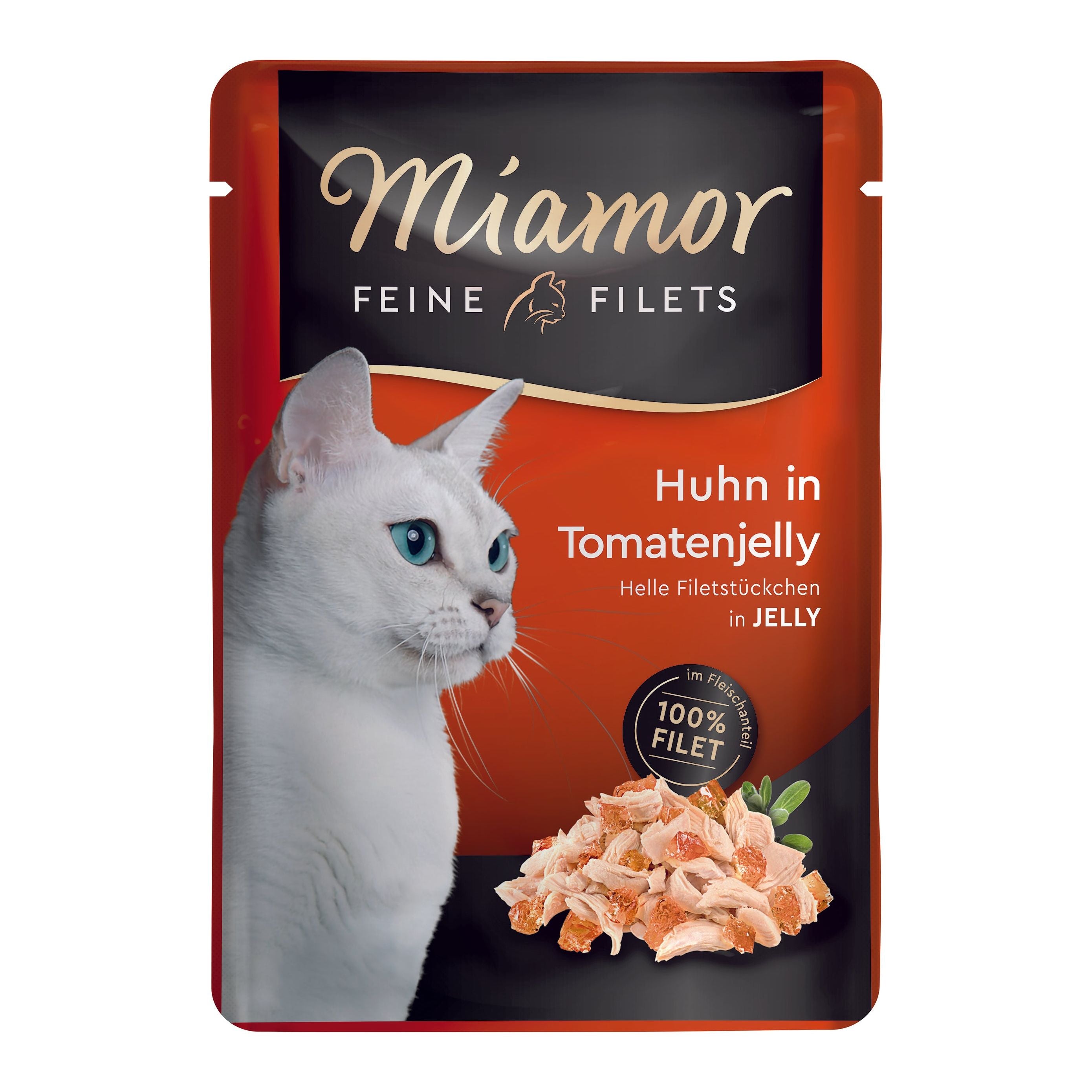 Miamor Feine Filets Huhn in Tomaten-Jelly 24x 100g